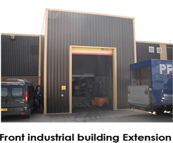 Front Extension For Steel Building